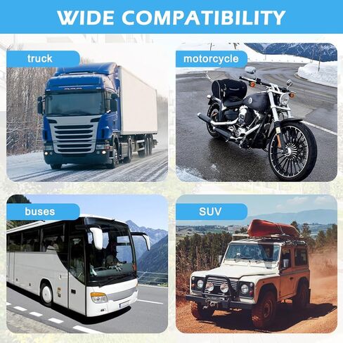 مرآة النقطة العمياء، مجموعة مرايا الرؤية الخلفية، قطعتان من مرآة النقطة العمياء القابلة للدوران 360 درجة، مرآة جانبية محدبة بدون إطار مستديرة، مع رافعة وأدوات تنظيف، ملحقات السيارة للسيارات والشاحنات والحافلات in Kuwait