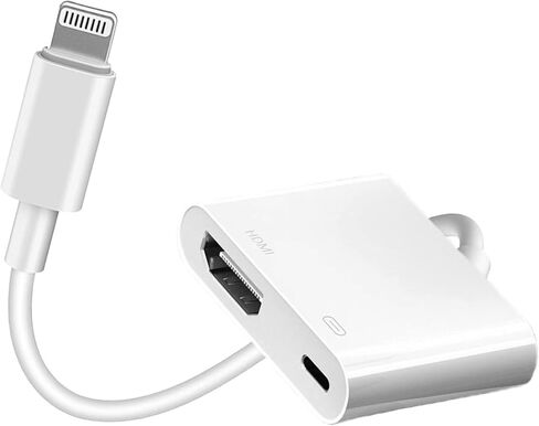 محول USB C إلى HDMI إلى iPhone 15 HDMI إلى التلفزيون، محول USB C إلى HDMI 4K@60 هرتز مع منفذ شحن، محول iPhone إلى HDMI إلى USB C متوافق مع iPhone 16/15 Series/iPad Pro/Galaxy إلى HDTV Projector in Saudi Arabia