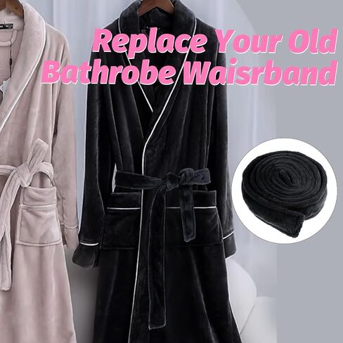 Bath Robe Belt Replacement, Unisex Soft Pajamas Replacement Belt Flannel Robe Belt Tie-Up Pajama Ties 69 x 1.6 Inch in Saudi Arabia