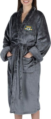 Northwest NFL Kansas City Chiefs Silk Touch Bath Robe, Small/Medium, Rollout Charcoal in Saudi Arabia