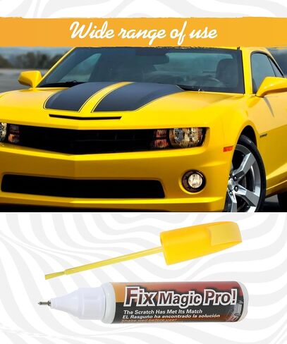 RACOONA Touch Up Paint Pen,2 in 1 Car Paint Scratch Repair,Car Scratch Remover for Deep Scratches,Car Accessories Car Paint Pen,Automotive Touch Up Paint Pen,Car Paint Touch Up for Car Scratch (Yellow) in Saudi Arabia