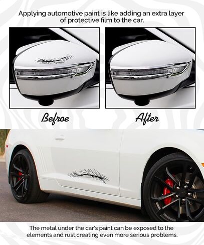 RACOONA Touch Up Paint Pen,2 in 1 Car Paint Scratch Repair,Car Scratch Remover for Deep Scratches,Car Accessories Car Paint Pen,Automotive Touch Up Paint Pen,Car Paint Touch Up for Car Scratch (Yellow) in Saudi Arabia