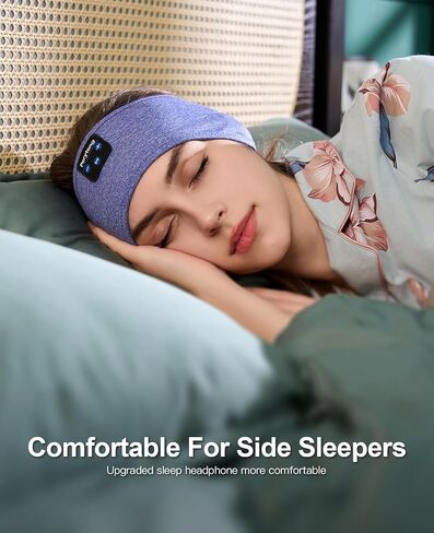 Sleep Headphones Headband, Wireless Sleeping Earbuds Earphones Sweat Resistant with Ultra-Thin HD Stereo Speaker, Bluetooth 5.2 for Workout Running Cool Gadgets Unique Gifts for Men Women in Kuwait