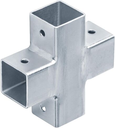 8 Pcs 1"x1"x1" Square Tube Connector, 3 Way L Shape Square Tubing Clamp Corner Joint, 1.2mm Thickness in Kuwait