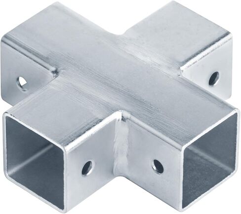 8 Pcs 1"x1"x1" Square Tube Connector, 3 Way L Shape Square Tubing Clamp Corner Joint, 1.2mm Thickness in Kuwait