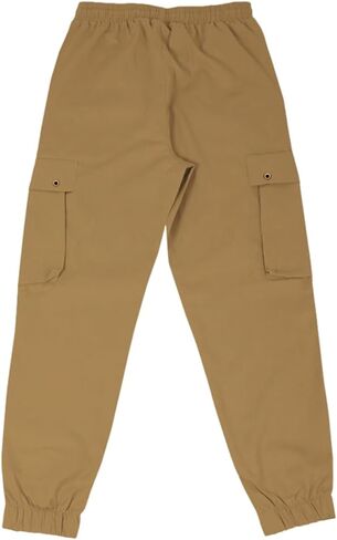 Men Joggers Cargo Pants Hiking Outdoor Recreation Pants Stack Elastic Waist Pocket Pants Casual Plus Size Pants S-5XL in Saudi Arabia