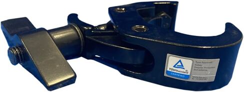 Pack of 4,Heavy Duty Truss Clamp, Compatible With 1.5-2.0 Inch Truss for Stage Lighting Projector Par Lights, 330 lb Aluminum Alloy DJ Stage Light Clamps in Saudi Arabia