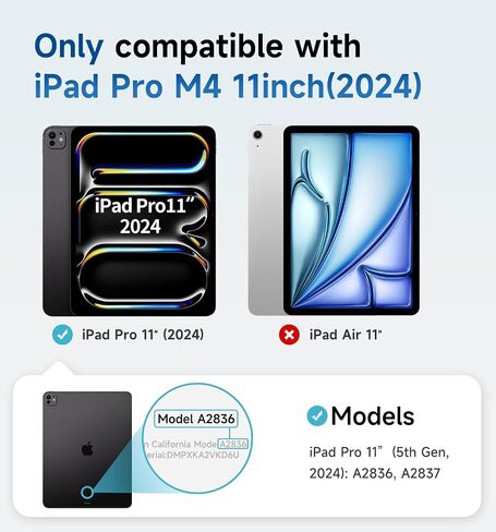 MAGIC JOHN for iPad Air 13 inch Screen Protector M2 [6th 2024] Tempered Glass, Auto Dust-Elimination, Bubble Free, HD Clear, Easy Installation,High Sensitivity in Saudi Arabia