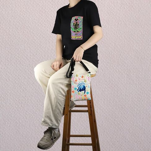 Funny Manatee Crossbody Bag Manatee Lover Bag Manatee Mom Gift Sea Cow Gift Sea Animal Gift in Kuwait