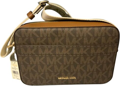 Michael Michael Kors Womens Maeve Large East-West Crossbody Brown in Kuwait
