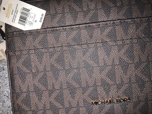 Michael Michael Kors Womens Maeve Large East-West Crossbody Brown in Kuwait