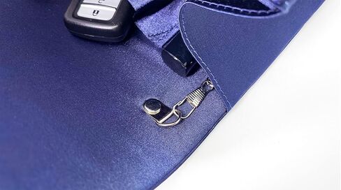Women's Satin Evening Bag Flap Envelope Clutch Purses Crossbody Bag with Detachable Chain in Saudi Arabia