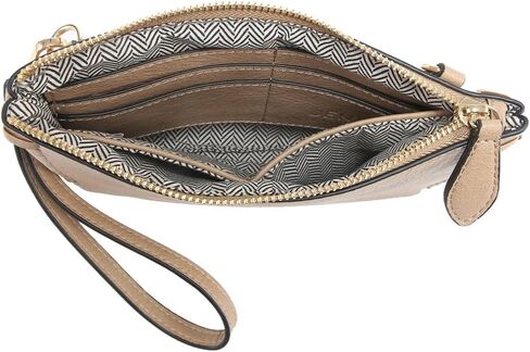 JEN & CO. Bonnie Vegan Leather Small Crossbody Bags Whipstitch Wristlet Wallets Clutch Purses Shoulder Handbag for Women in Kuwait