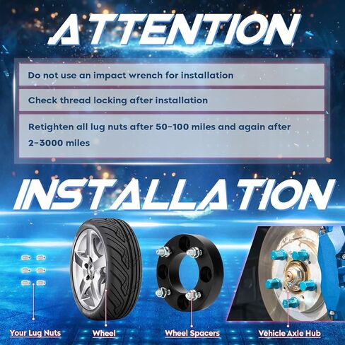 فواصل عجلات 4x110 1.25 بوصة، محول عجلة 4 عروات، مناسب لهوندا سوزوكي ياماها كاواساكي فورمان 400 450 500 رانشر 350 400 420 رينكون 650 680 فورتراكس 300 350، 76 مم تتحمل M10x1.25 مسمار 4 قطع in Kuwait