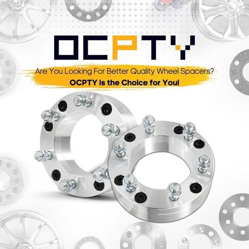 OCPTY 5x5.5 to 6x5.5 Wheel Adapters for 1500 for 1500 Classic 2 inch 14x1.5 Studs 108mm Hub Bore Forged Wheel Adapters 5 lug 2PCS in Saudi Arabia