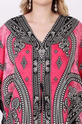 السيدات القفطان تونك كيمونو ماكسي المرأة Dashiki القفطان الأفريقي حجم كبير صالة الفتيات كيمونو in Saudi Arabia