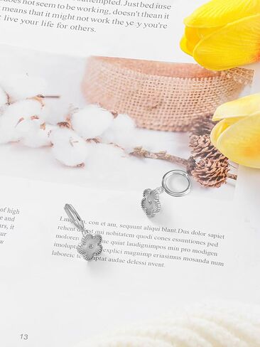 Gold Plated Five Leaf Clover Dangle Dot Earrings for Women Lucky Flower Jewelry in Kuwait