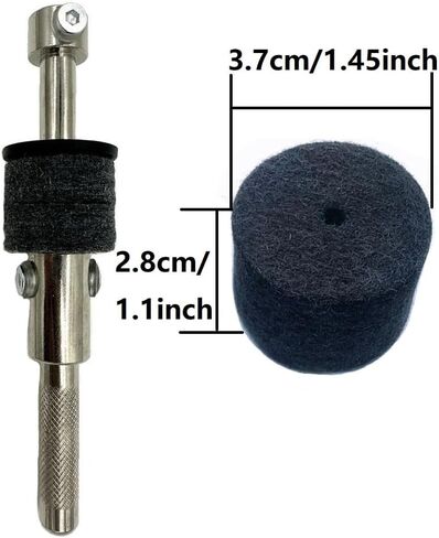 Cymbal Holder Attachment 4 inch Cymbal Stacker with 360° Mounting Multi-Clamp Adjustable Cymbal Boom Arm Connector Mounting Attachment for Splash Cymbal Hi-Hat Cymbal Stand in Saudi Arabia