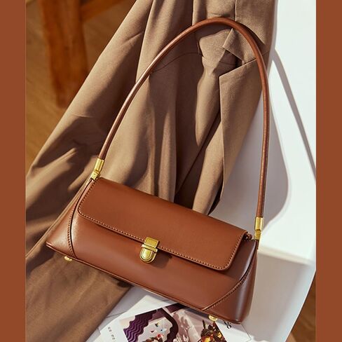Shoulder Bag for Women Shoulder Purse Leather Handbags Crossbody Bag Purse for Women Retro Classic Small Leather Purses in Saudi Arabia