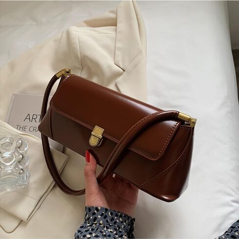 Shoulder Bag for Women Shoulder Purse Leather Handbags Crossbody Bag Purse for Women Retro Classic Small Leather Purses in Saudi Arabia