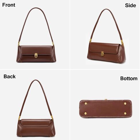 Shoulder Bag for Women Shoulder Purse Leather Handbags Crossbody Bag Purse for Women Retro Classic Small Leather Purses in Saudi Arabia