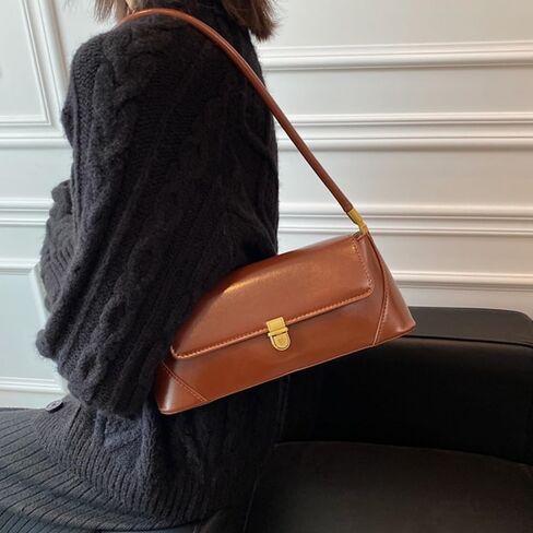 Shoulder Bag for Women Shoulder Purse Leather Handbags Crossbody Bag Purse for Women Retro Classic Small Leather Purses in Saudi Arabia