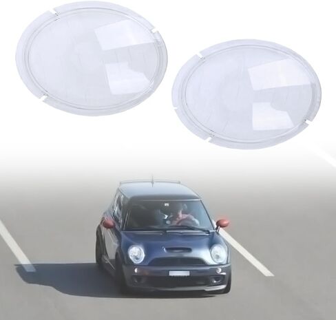 Front Headlight Headlamp Lense Clear Lens Cover Cap PC Shell, Front Head Light Lens Cover Housing63126911702 63127198732, 2001-2006 Compatible with Mini Cooper R50 Mk1, Right Passenger Side in Saudi Arabia