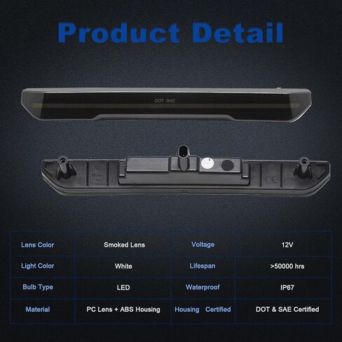 LED Side Marker Light Compatible with Sierra 2500HD 3500HD 2020-2024, 4Pcs Pickup Front & Rear Turn Signal Lamp, Replace OEM 84806031 84185032, Clear Len Full White Light in Saudi Arabia