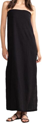 Gottex Beach Life Resort Bandeau Strapless Maxi Dress with Top Stitch Stylish Elegant and Versatile Swimsuit Women Coverup in Kuwait