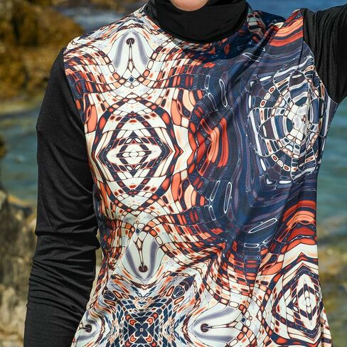 Islamic Long Sleeve Swimsuits for Women Modest Muslim Burkini 5 PCS | Full Cover Rash Guard | Arabic Swimwear in Saudi Arabia