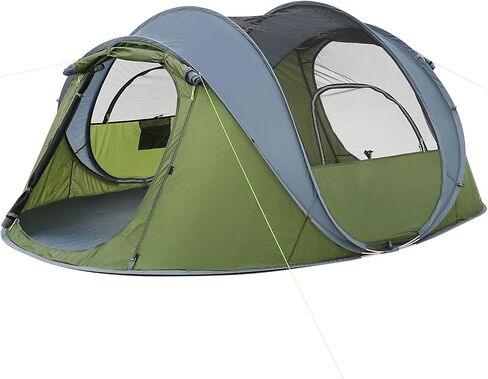 2 Person Easy Pop Up Tent,9.5’X6.6’X52'',Waterproof, Automatic Setup,2 Doors-Instant Family Tents for Camping, Hiking & Traveling in Saudi Arabia