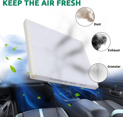 ÝYLDYRYM Cabin Air Filter 87139-33010 Replacement For Lexus ES330, GX470, RX330, RX350, RX400h, Toyota 4Runner, Avalon, Camry, Celica, FJ Cruiser, Prius, Sienna, Solara 87139-33010 (1) in Saudi Arabia