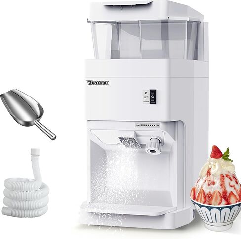 110V Electric Ice Shaver, 350W Shaver Snow Cone Machine, Thickness Adjustable Ice Shaving Machine 440LBs/hr Rotate Speed& Strong Power for Parties Events Snack Bar, Home and Commerical Use in Saudi Arabia
