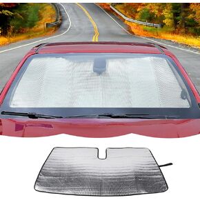 RT-TCZ Windshield Sunshade Sun Shade Heat Shield Window Sun Visor Mat for Chevrolet Colorado 2014-2024,for GMC Canyon 2014-2022,US Flag