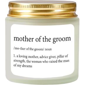 Mother of The Bride Gifts Candle - Wedding Gift for Mother of The Bride Mom of Bride Gifts Mother of The Bride Gifts from Bride Lavender Scented Candle 4oz