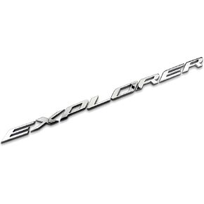 Explorer Car Hood Decal Sticker, Car Engine Hood Decal Metal Sticker for Automotive Exterior Decals DIY (Mattle Black)