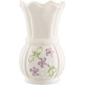 Belleek Classic Handcrafted Irish Flax Mini Vase