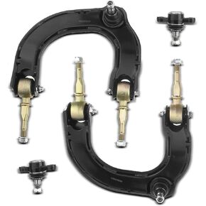 A-Premium Set of 4, Front Upper Control Arm, Lower Ball Joint, Compatible with Hyundai Sonata 1999-2005, XG350 2002-2005, XG300 2001, Kia Optima 2001-2006, Magentis 2001-2006