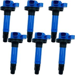 IGNITION COIL SET OF 6 DG549 UF646 COMPATIBLE WITH FORD Expedition Explorer F150 Flex Police Interceptor Taurus Transit-150-350 Lincoln MKS MKT Navigator 3.5 3.5T V6 ECOBOOST 3PINS