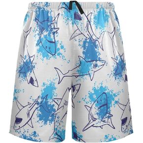 visesunny Pajama Shorts Mens Lounge Sleep Shorts Pjs Bottoms Soft Pajama Pants with Pocket