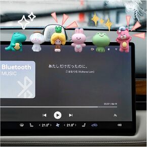 6PCS Car Navigator Screen Ornaments, Car Dashboard Ornaments, Funny Car Display Decoration, Car Interior Decoration Ornament Accessories for Women (Climbing Animals) in Kuwait