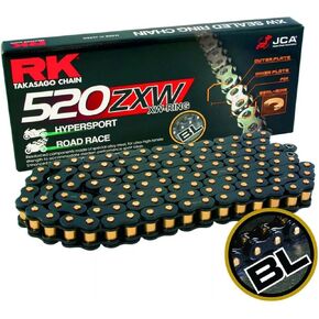RK Racing Chain BL520ZXW-150 Black Scale 150 Link XW-Ring Premium High Performance Chain with Connecting Link