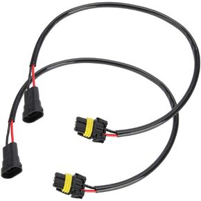 Original H11 Extension-Fog Light Cable Pair of H11 to 9006 9005 Retrofit Wire Harness Converter Left and Right Car Extension Wiring Harness Socket for LED Headlight Fog Light Connector Socket Adapter