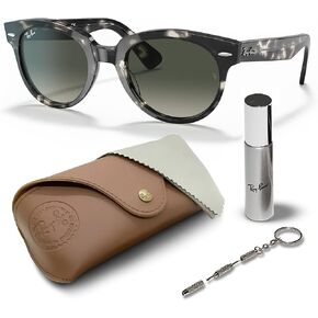 نظارة شمسية Ray-Ban RB2199 Orion Phantos على شكل نظارات شمسية مع مجموعة أدوات النظارات - وسادات أنف قابلة للتعديل - نظارات شمسية كلاسيكية مثالية للارتداء الرسمي والعادي