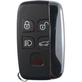 BYOBYO 5 Buttons Key Shell Key Fob Case Car Accessories for Range Rover Evouge Discovery,Replacement KOBJTF10A,LR078921