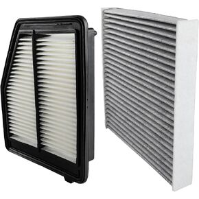 17220-R1A-A01 Air Cabin Filter and 80292-SDA-A01 Engine Air Filter Set for Honda Civic 2012-215 for Acura ILX 2013-2015