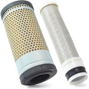 10400511200 19690531100 Inner and Outer Air Filter Element Combo Replacement for Mahindra Tractor Parts Accessories 2815 HST 3616 Gear 4WD