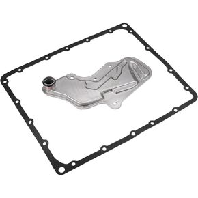 ACROPIX TF321 Automatic Transmission Filter Kit CVT Oil Cooler Filter Oil Pan Gasket Kit Fit for Nissan Frontier 1999-2004 No.3172848X00 - Pack of 2