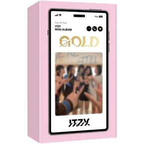 IT'ZY - 9th Mini Album [GOLD] Special Phone Box Version + [Pre-Order Sticker, Photocard]