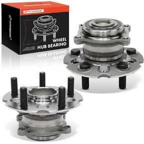 A-Premium 2 x Rear Wheel Bearing and Hub Assembly with 5-Lug Compatible with Honda Odyssey 2011-2017